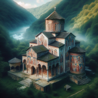 Illustrate the architectural beauty of the Boyana Church, a UNESCO World Heritage site dating back to the 10th century.