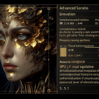 Portrait of a woman with gold paint, in the style of cryengine, intricate illustrations, jessica drossin, machine aesthetics, natalia rak, guillem h. pongiluppi, 8k 3d —ar 2:3 —q 2 —v 5.1